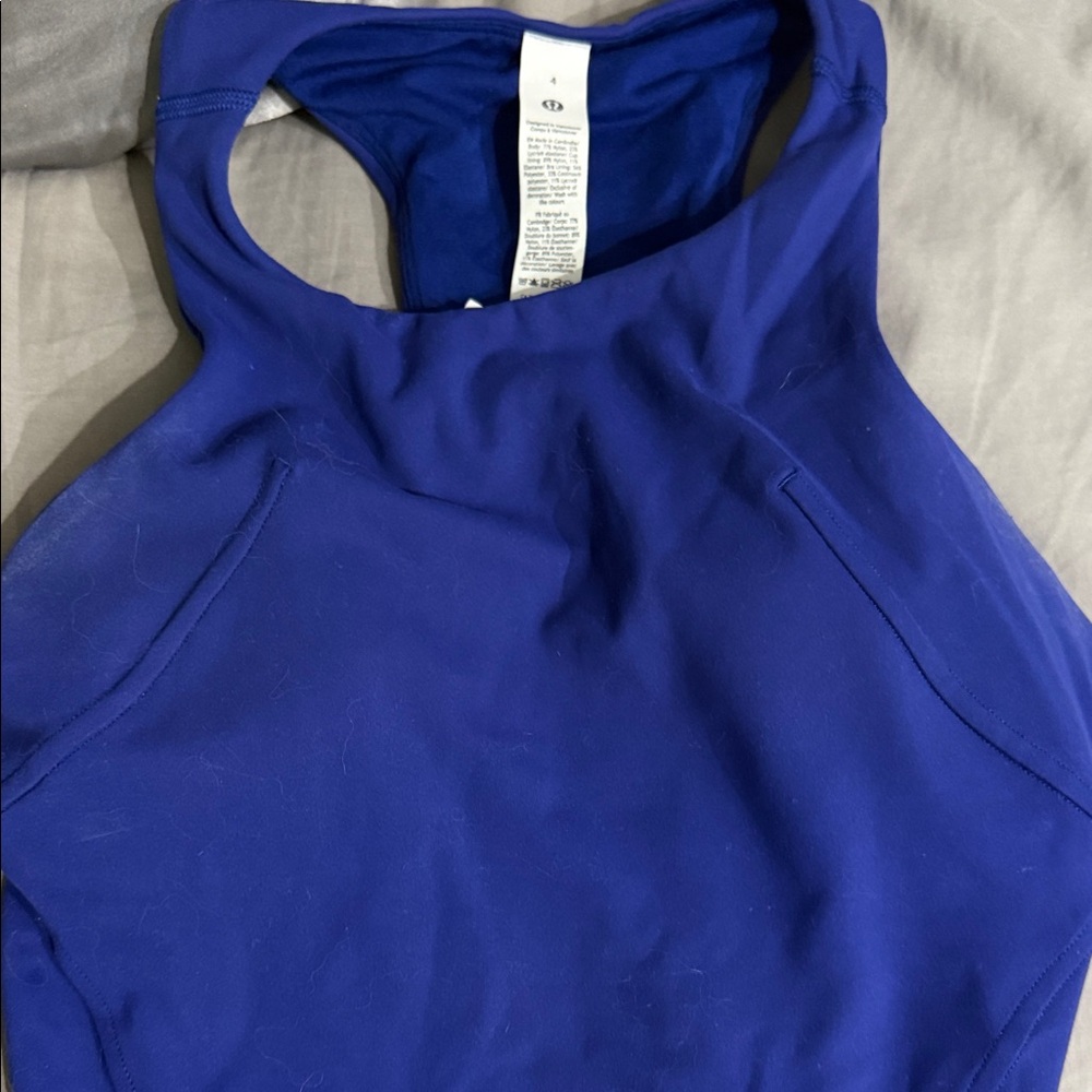 lululemon athletica Blue Tank Top